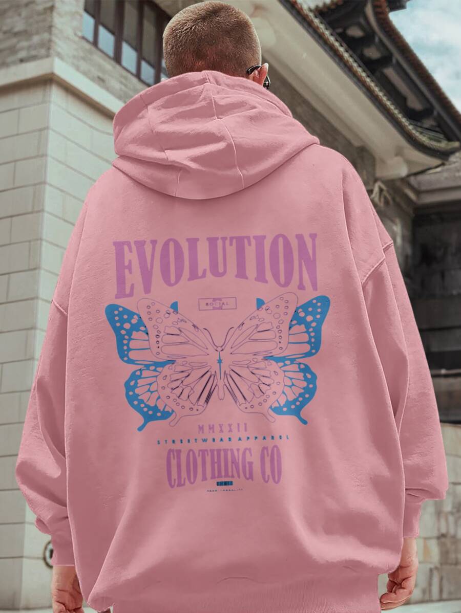 Men Sweatshirts - 淺粉色 - 查看 1