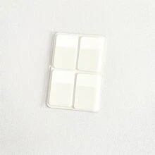 白色0.5/1英寸相片包裝材料索引卡,高黏性和快干雙面便利貼 - 米色 - 查看 1