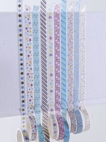 1/2box Bronzing Creative Washi Tape, 2metres, Junk Journal Stickers Supplies, Creative Masking Tape, Scrapbooking Decor, Journaling Decor Back To School