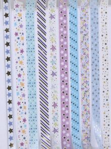 1/2box Bronzing Creative Washi Tape, 2metres, Junk Journal Stickers Supplies, Creative Masking Tape, Scrapbooking Decor, Journaling Decor Back To School