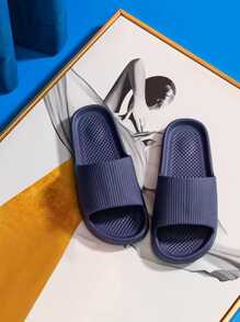 男士休閒拖鞋 - 藏蓝色 - 查看 5