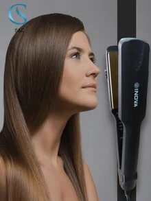 Plancha Cabello Alisadora Cerámica Temperatura Ajustable NOVA NHC-329 - Multicolor - Ver 1