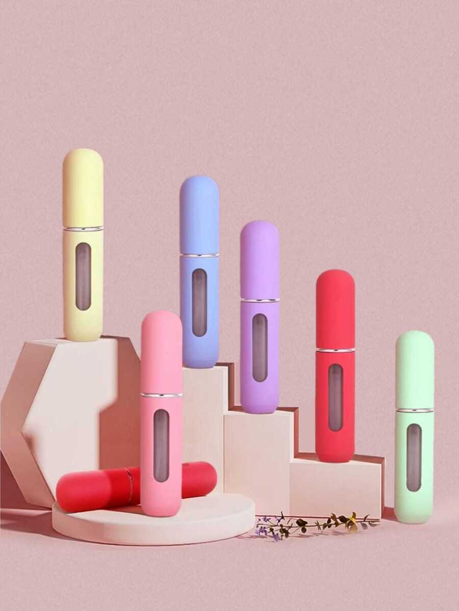 Có thể Nạp lại Mini Chai nước hoa - Có thể mang đi Máy phun sương Đối với Có thể tái sử dụng Hương thơm Giày nữ Baotou & Du lịch Món quà 5ML - Màu tím - Xem 1