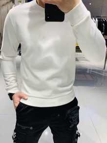 Men Sweatshirts - 白色 - 查看 1