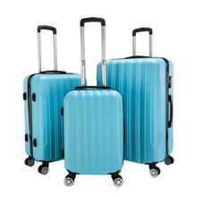 3-In-1 Multifunctional Large Capacity Traveling Storage Suitcase Luggage Pink - Blue - View 2