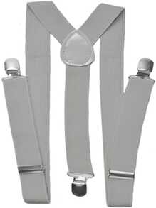 Kids Belts & Suspenders - 灰色 - 查看 2