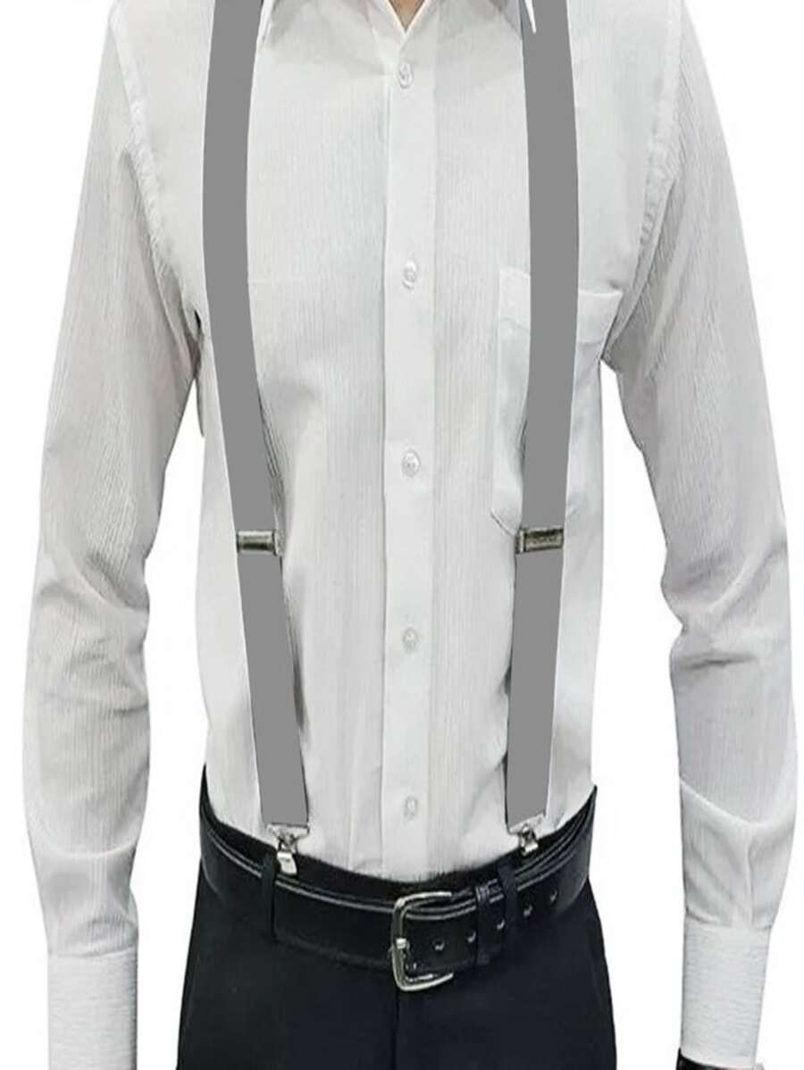 Kids Belts & Suspenders - 灰色 - 查看 1