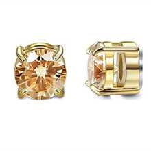 1pair Magnetic Earrings/cuff Clip For Men Non-piercing Punk Style Fake Ear Stud Jewelry