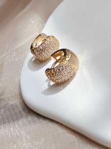 Hoop Earrings - Vàng - Xem 1