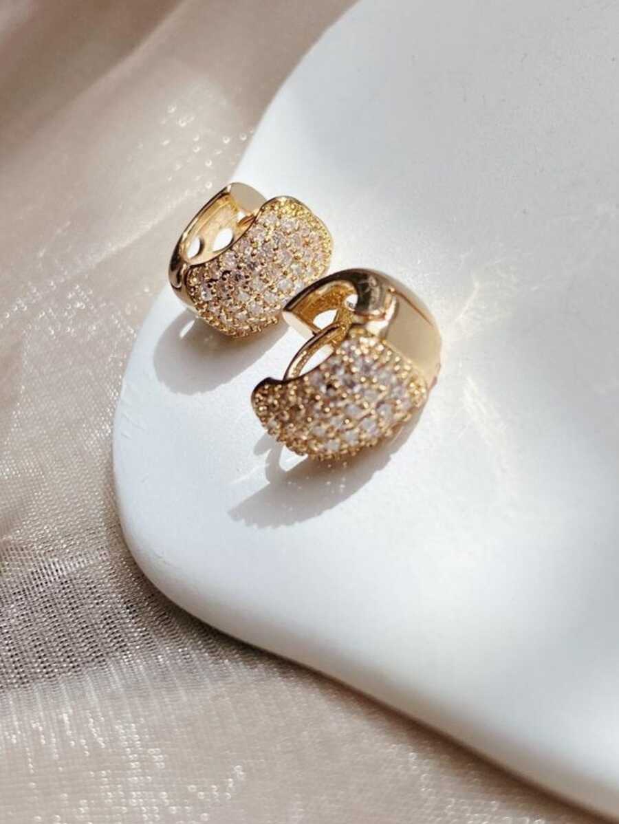 Hoop Earrings - Vàng - Xem 1