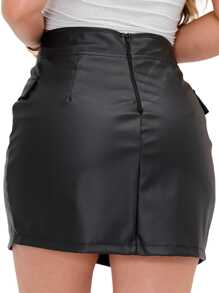 Women Skirts - 黑色 - 查看 2