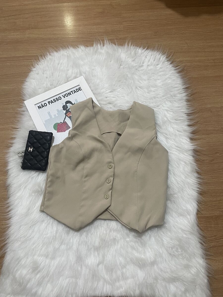 Women Tank Tops & Camis - Màu be - Xem 1