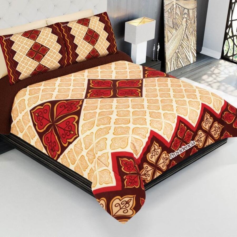 Soft Shearling Reverse Coverlet - Beige - View 1