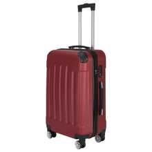 3-In-1 Portable ABS Trolley Case Luggage 20" / 24" / 28" - Đỏ - Xem 6