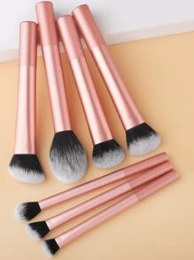 7pcs/Set Multifunctional Makeup Brushes, Quick & Easy Makeup Tools,Brush Set,Makeup Brush Kit,Make Up Brush Set,Make Up Set Complete,Makeup Brush Set,Complete Makeup Kit,Brush Kit,Brushes Makeup Set,Makeup Gift Set,Set,Giveaways,Professional Makeup Brushes,Complete Makeup Set - Burnt Orange - View 1