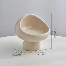 米色蘑菇造型珠寶收納器,情人節禮物 - 白色 - 查看 3