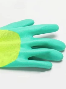 1pair Hamster Bite-Resistant Training Gloves For Small Pets, Green - Multicolor - View 4
