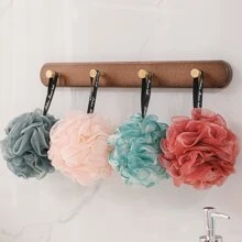 1 Miếng Đầy màu sắc Mềm mại Bọt biển tắm Tẩy da chết Mát xa SPA Bọt Giàu có Tắm rửa Trái bóng Thích hợp Đối với Nhà  Hoặc Du lịch Sử dụng - Màu xanh hải quân - Xem 5