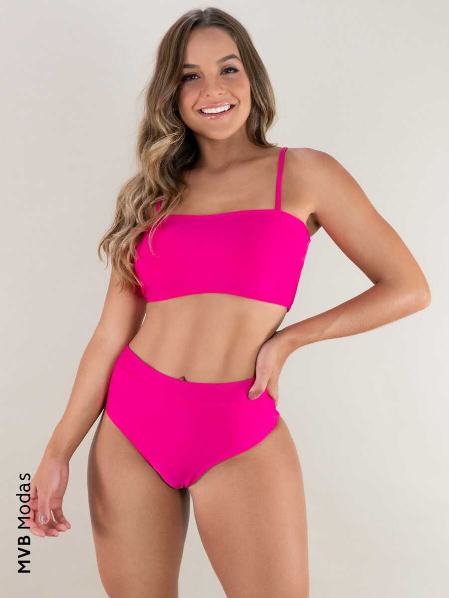 MVB Modas Women Bikini Sets - 粉色 - 查看 1