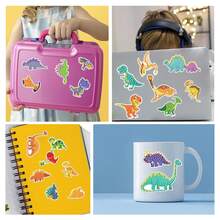 42 مجموعة ملصقات الرسم بالألماس 5d للأطفال - ديناصورات كرتونية في موضوع الإدراك - فنون وحرف يدوية للأطفال من سن 8-12 لكي يكونوا مبدعين باستخدام الماس لاصق Diy لتكون هدايا عيد الميلاد أو الأعياد للأطفال - 18سم * 13سم