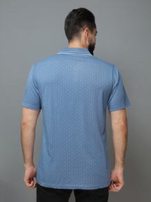 Men Polo Shirts - 藍色 - 查看 7