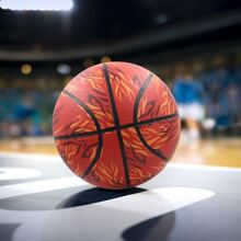 Pallacanestro autentica taglia 7 colore rosso fiamma, resistente per uso interno ed esterno, accattivante e fresca per adulti e adolescenti, maschi e femmine, perfetta per le competizioni