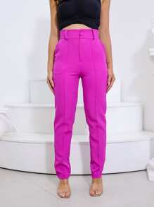 Women Pants - Rose Red - View 3
