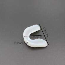 專業運動矽膠護牙器牙齒保護器適合兒童和成人，非常適合籃球、橄欖球、拳擊、空手道等。在體育活動中保護牙齒和口腔，適合成人、男士和女士 - 白色 - 查看 4