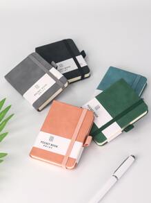 1 Pieza Práctica Pequeña Libreta De Bolsillo - Verde - Ver 9