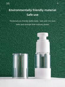 1 pezzo sottovuoto viaggio Bottiglia ricaricabile Set , tipo pressa portabile cosmetico Bottiglia spray Set per e cura della pelle Crema , disponibile in misure diverse ( 15ML , 30ML , 50ML , 80ML , 100ML )