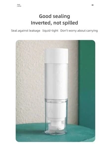 1 pezzo sottovuoto viaggio Bottiglia ricaricabile Set , tipo pressa portabile cosmetico Bottiglia spray Set per e cura della pelle Crema , disponibile in misure diverse ( 15ML , 30ML , 50ML , 80ML , 100ML )