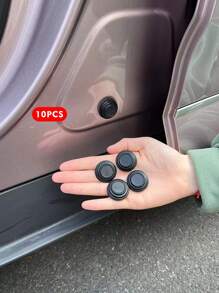 10 miếng đệm cửa xe màu đen giảm xóc, miếng đệm giảm tiếng ồn - màu đen - Xem 1