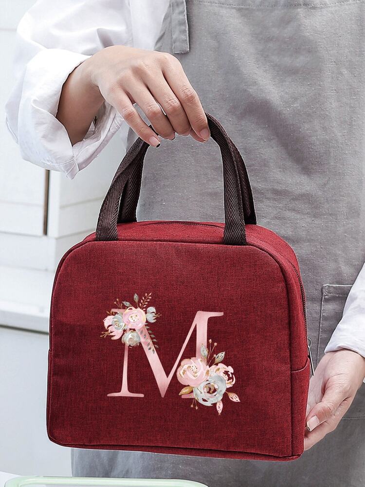 Borsa Pranzo Donna,Borsa Porta Pranzo a Righe Riutilizzabile