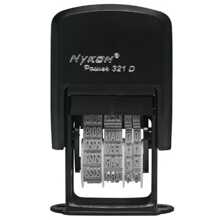 Carimbo Datador Nykon Power 321 D - 4x22mm - Preto - Visão 1