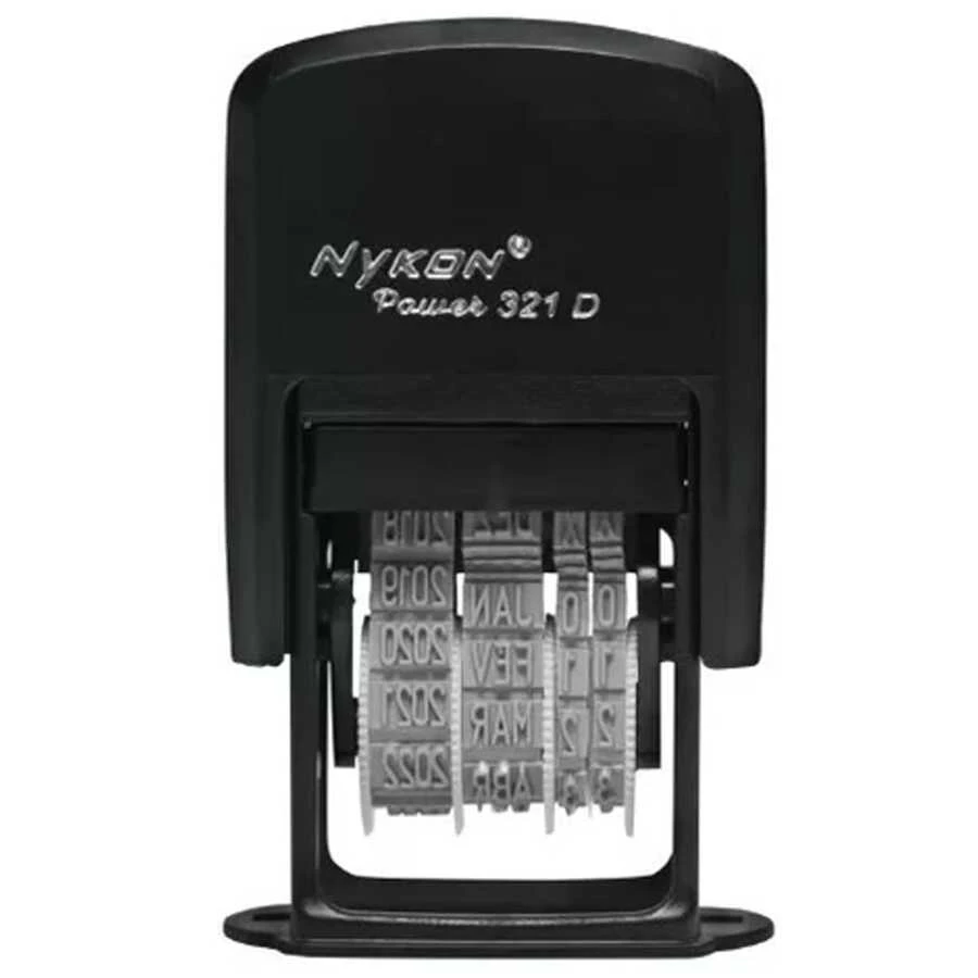 Carimbo Datador Nykon Power 321 D - 4x22mm - Preto - Visão 1