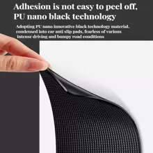 1pc Black Anti-slip Car Phone Holder Mat Silicone Pad For Car Interior, Resistant To High Temperature Fit For Center Console Dashboard - Black - View 5