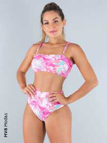 MVB Modas Women Bikini Sets - Bụi hồng - Xem 1