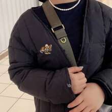 3pcs Set Tiger Embroidered Cloth Patches, Cute Animal Design Iron On Patches For Clothing, Jacket, S, DIY Decor Accessories