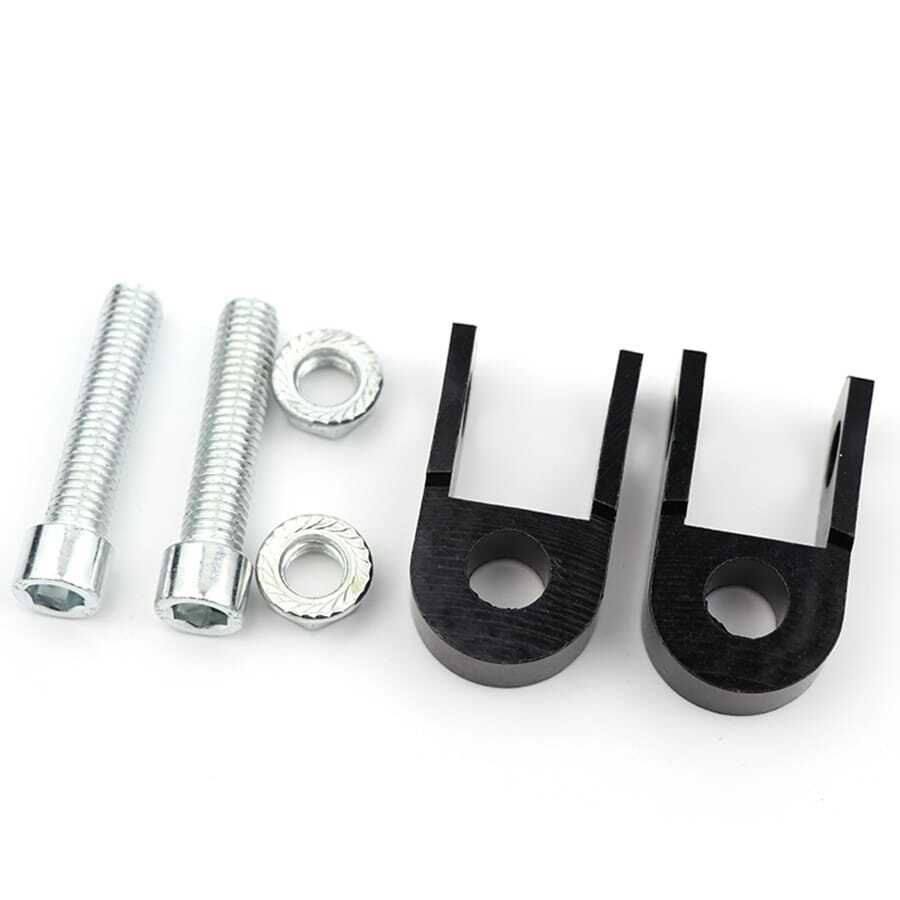 1 Par De Elevadores De Amortiguador Trasero Universal Para Motocicletas, Color Negro - Negro - Ver 1