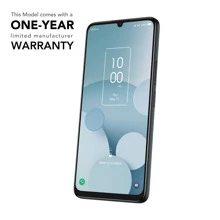 TCL 40xl 2023 無鎖定版手機 6GB + 256GB，6.75 吋 90hz 顯示器手機，智慧型手機 Android 13，50mp Ai 鏡頭，5000 Mah，4g Lte，美國版，深灰色 - 256G - 查看 2