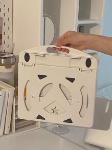 1pc Laptop Stand, Portable Ergonomic Notebook Stand Mount, Desk Holder Bracket, Adjustable Height And Angle Back To School