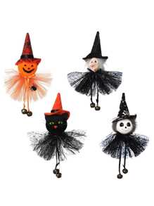 1個萬聖節裝飾party Bar裝飾南瓜spooky Black Cat Charm Scary Charm包包吊飾,鑰匙扣