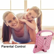 兒童平板，7英寸Android 11.0平板電腦，3GB 32GB幼兒平板電腦帶WiFi，GMS，家長控制，雙攝像頭，防震套，教育，遊戲（淺粉色）