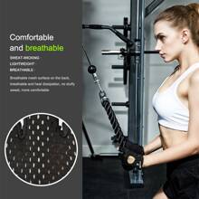 Breathable Cycling Gloves Fast-Drying Sports Fitness Half Finger Hand Protector Cover Unisex Non-Slip Riding Bike Gloves,Black Gloves, Gym - View 3