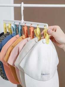 1 perchero para gorras, perchero para colgar sombreros para exhibición de armario de habitación de perchas, Clips de almacenamiento para colgar gorras de bola, regalo para hombres, niños y mujeres - Blanco - Ver 11