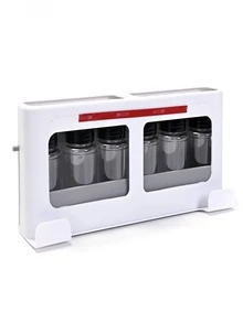 Especieros, Soporte para Frascos de Especias, Soporte Colgante para Especias - Blanco - Ver 4