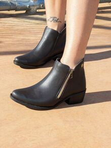 Women Fashion Boots - 咖啡棕 - 查看 4