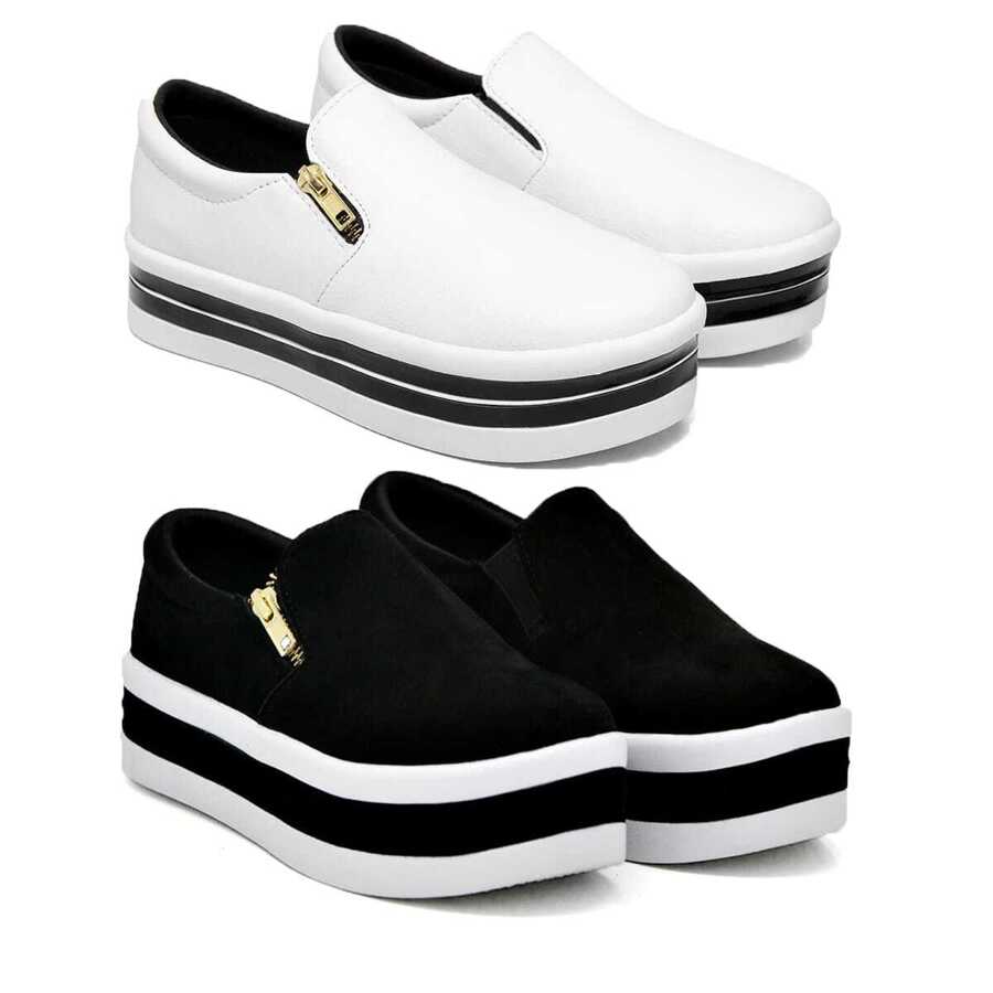 Women Casual Shoes - trắng - Xem 1