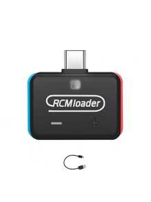 Juego de herramientas de inyector RCM mejorado compatible con Switch, incluye inyector, jig, cable micro USB y tapas de palancas, con soporte incorporado para ReiNX, SX y Hekate para entrar en firmware personalizado - Negro - Ver 2