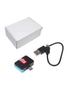 Juego de herramientas de inyector RCM mejorado compatible con Switch, incluye inyector, jig, cable micro USB y tapas de palancas, con soporte incorporado para ReiNX, SX y Hekate para entrar en firmware personalizado - Negro - Ver 3
